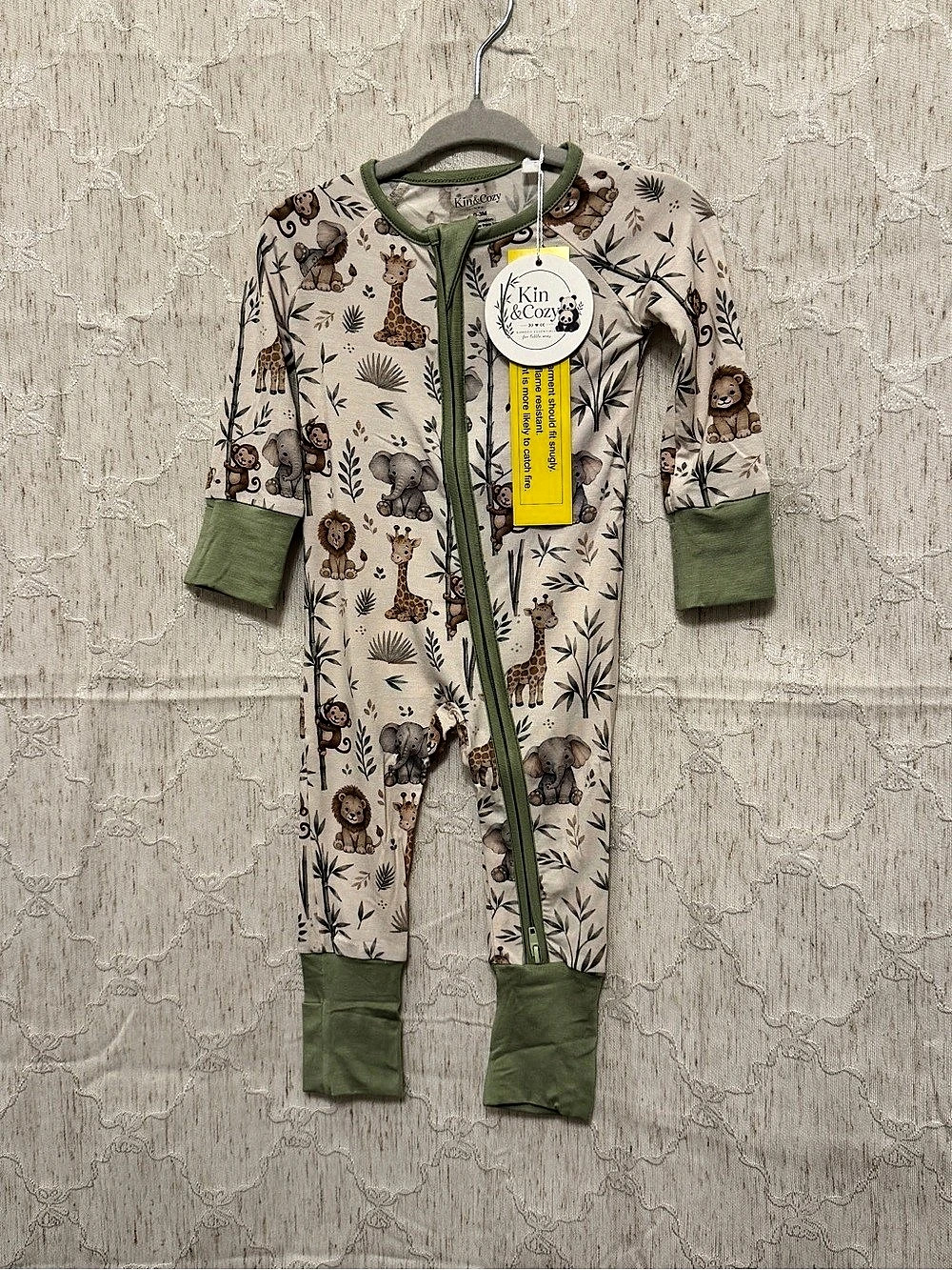 Kin & Cozy Safari Friends Bamboo Zippy | New